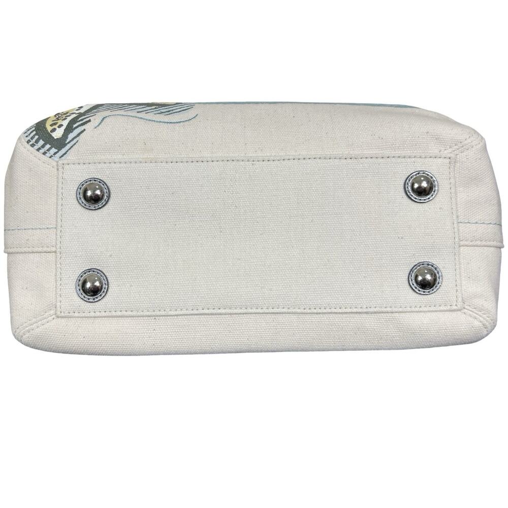 NWT Coach Starfish Beach Tote Canvas Set Zip Wallet Make Up Case Brand New Rare - Picture 15 of 16